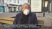 Multato mentre legge il giornale
