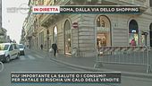 Roma: in diretta dalla via dello shopping