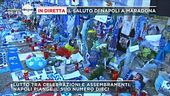 In diretta il saluto di Napoli a Maradona