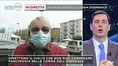 In diretta la panda dentro la corsia d'ospedale