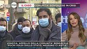 La protesta in strada della comunità bengalese
