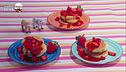 Pancake alla ricotta con gelatina di fragole