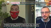 In diretta la protesta di un ristoratore di Fano