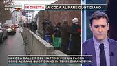 In diretta la coda al Pane Quotidiano