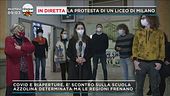 La protesta di un liceo di Milano