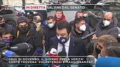 In diretta Salvini dal Senato