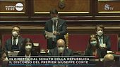 Il discorso del premier in diretta dal Senato