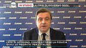 In studio Carlo Calenda
