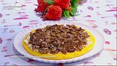 Torta di polenta con funghi