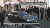 In diretta Conte lascia Palazzo Chigi