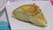 Tarte Tatin di patate e formaggio Roquefort