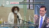 In diretta le vaccinazioni in ospedale a Roma