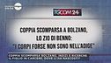 Coppia scomparsa a Bolzano
