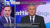 A Mattino 5 Antonio Tajani