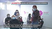Lazio: partono le vaccinazioni per gli over 80