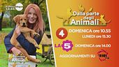 Dalla parte degli animali, domenica ore 10.55 su Rete 4