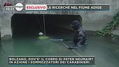 Bolzano, le ricerche nel Fiume Adige