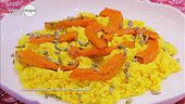 Risotto allo zafferano e zucca