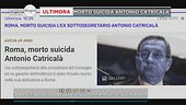 Ultimora morto suicida Antonio Catricalà