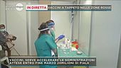 Vaccini a tappeto nelle zone rosse