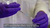 Covid: cambia la strategia per le vaccinazioni