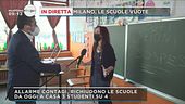 Milano, le scuole vuote