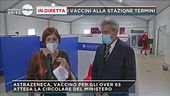 In diretta i vaccini alla stazione Termini