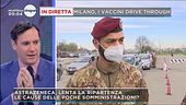 Milano, i vaccini Drive Through