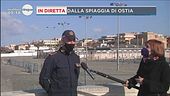 Dalla spiaggia di Ostia