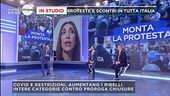 Proteste e scontri in tutta Italia