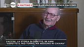 Un anziano senza vaccino