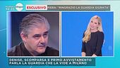 Esclusivo Piera Maggio ringrazia la guardia giurata