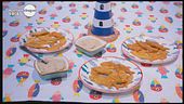Crackers con crema di sgombro