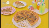 Torta salata con pollo al curry