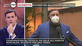 In diretta ristoratore multato per una tenda