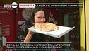 In diretta Roma, la pizza della macchinetta