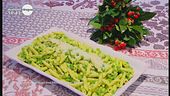Garganelli con piselli e pecorino