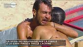 La sfida dei naufraghi per la finale e la gara finisce tra le lacrime