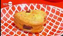 Tortino con roast-beef e formaggio