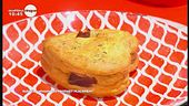 Tortino con roast-beef e formaggio