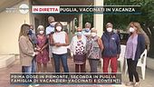 Un'intera famiglia vaccinata in vacanza