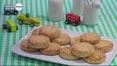 Cookie con farina di miglio e mandorle