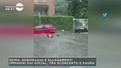 Roma, nubifragio e allagamenti