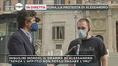 Roma, la protesta di Alessandro