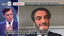Il governatore della Lombardia Attilio Fontana in diretta a Mattino5