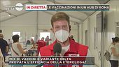 In diretta: le vaccinazioni in un hub di Roma