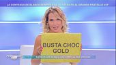 A ''Live'' una busta choc gold per la Contessa De Blanck