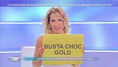 A ''Live'' una busta choc gold per la Contessa De Blanck