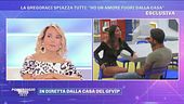 GFVIP - Gregoraci - Petrelli: una discussione con contatto