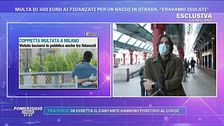 Milano, multa di 400 euro per un bacio in strada